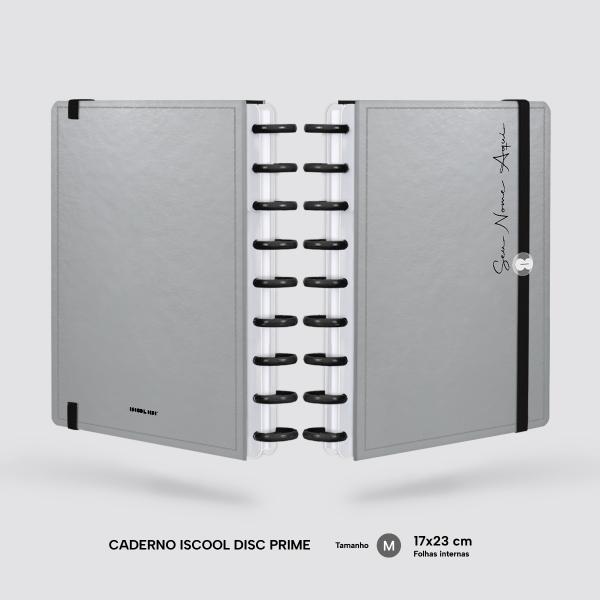 Iscool Disc Prime Personalizado Solid Metallic Prata M+