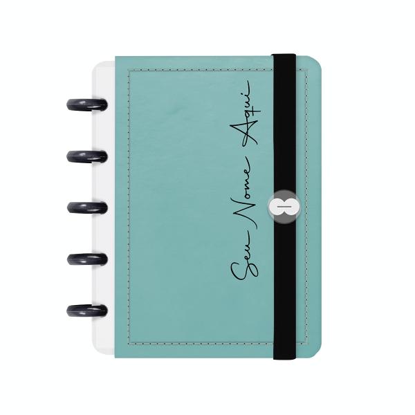 Iscool Disc Mini Personalizado Solid Metallic Verde Oceano