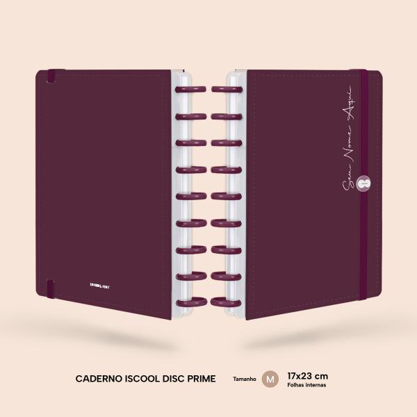 Iscool Disc Prime Personalizado Solid Colors Marsala M+