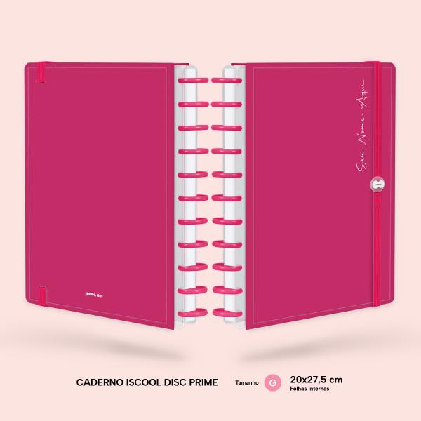 Iscool Disc Prime Personalizado Solid Colors Pink G+