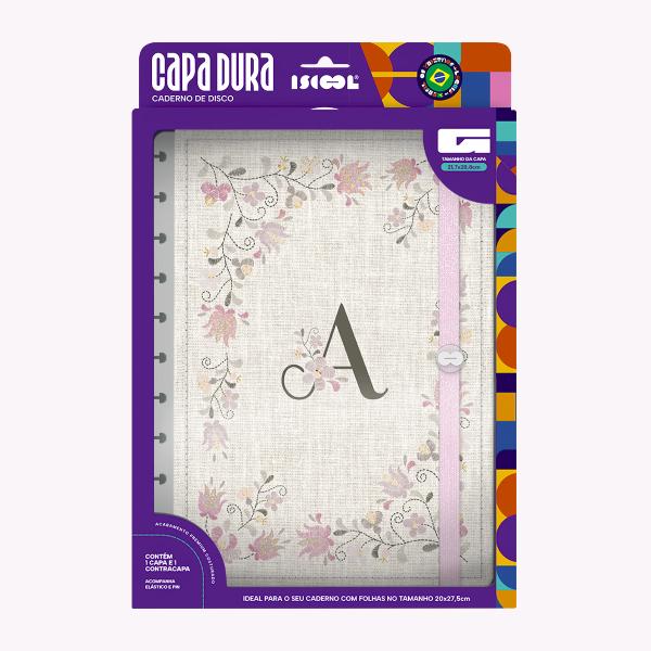 Capa e Contracapa Iscool Disc Entrepontos Monograma G Letra A