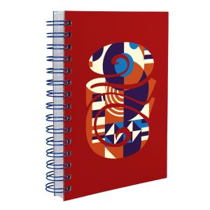 Agenda Abstrato Vermelho