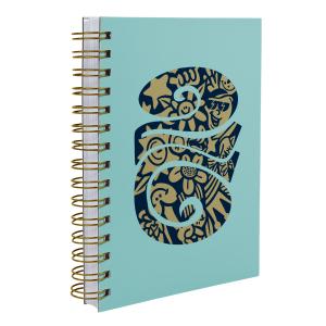 Agenda Abstrato Verde Oceano