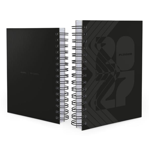 Agenda Contoured Zebra Preto