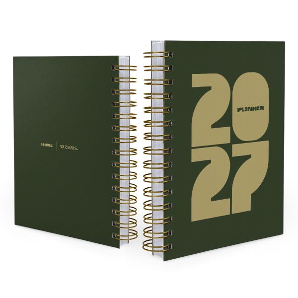 Agenda Contoured Verde Militar