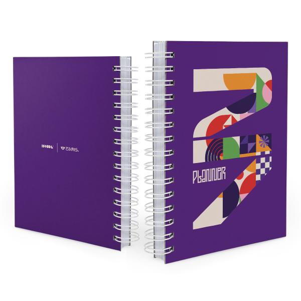 Agenda Silhouette Roxo