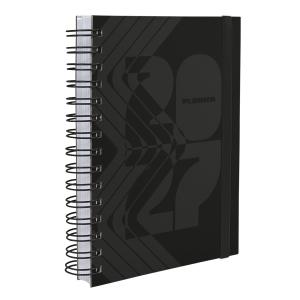Agenda Plus Contoured Zebra Preto