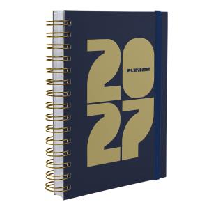 Agenda Plus Contoured Marinho