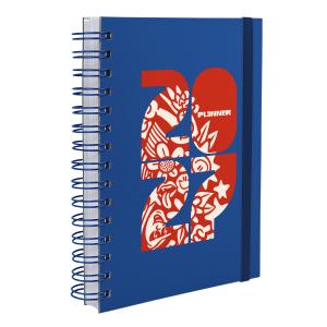 Agenda Plus Contoured Azul