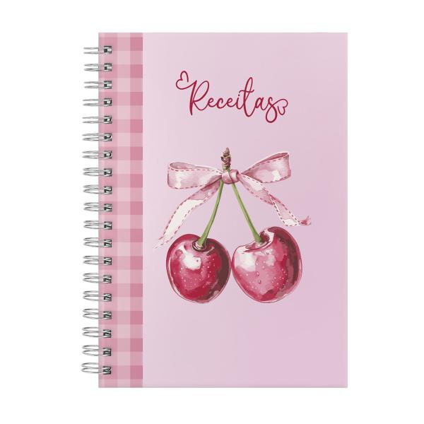 Caderno de Receitas Coquette Candy Cerejas do Amor