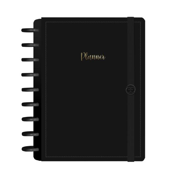Planner De Disco Iscool Disc Permanente Solid Colors Preto Ouro