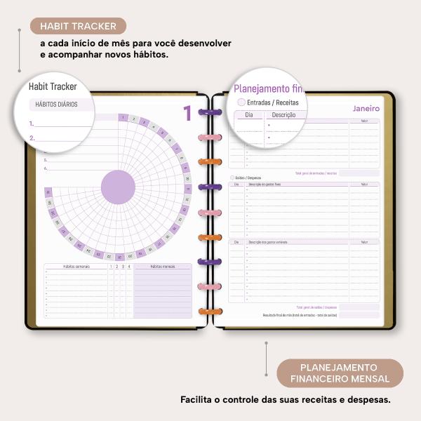 Iscool Disc Prime Planner Datado Amuleto Olho Grego 2027
