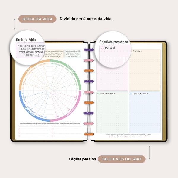Iscool Disc Prime Planner Datado Amuleto Olho Grego 2027