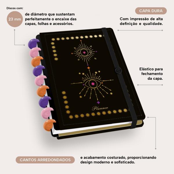 Iscool Disc Prime Planner Datado Amuleto Olho Grego 2027