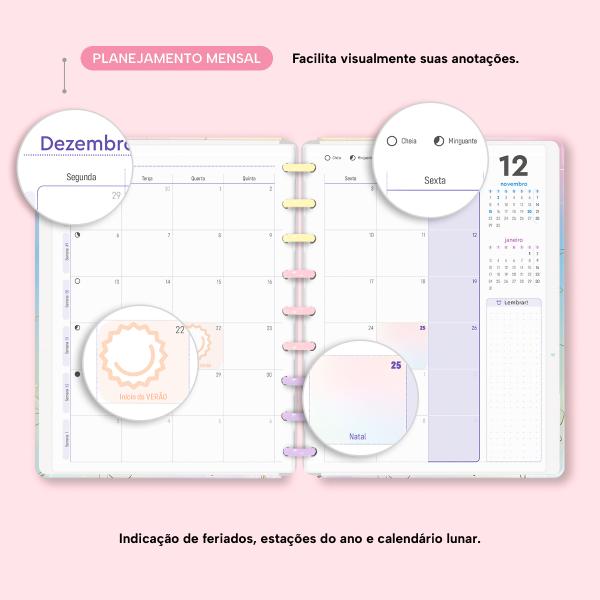Iscool Disc Prime Planner Datado Colors Energia Positiva 2027