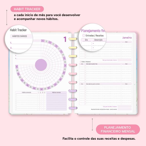 Iscool Disc Prime Planner Datado Colors Energia Positiva 2027