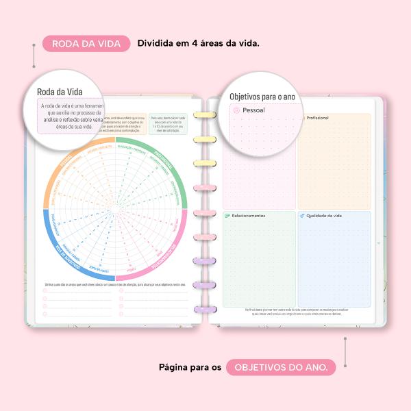 Iscool Disc Prime Planner Datado Colors Energia Positiva 2027