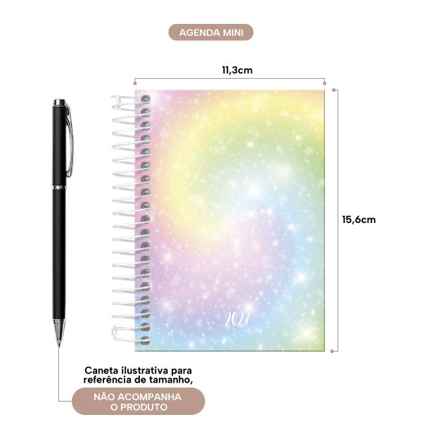 Agenda Mini Color Brilho 2027