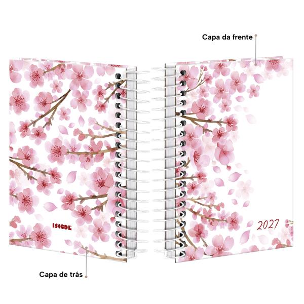 Agenda Mini Floral Sakura Rosa 2027