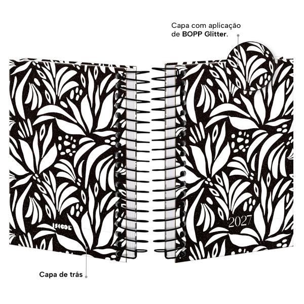 Agenda Mini Glamour PB Leaves 2027