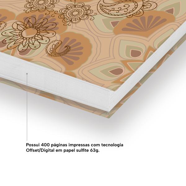 Agenda Diária Boho Mandala Branca 2027
