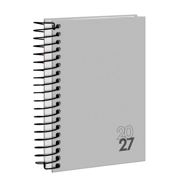 Agenda Mini Solid Colors Cinza 2027