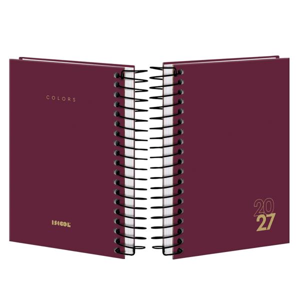 Agenda Mini Solid Colors Marsala 2027