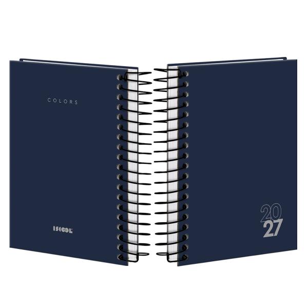 Agenda Mini Solid Colors Azul Marinho 2027