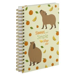 Agenda Diária Capivibes Citrus Lemon Grass 2027