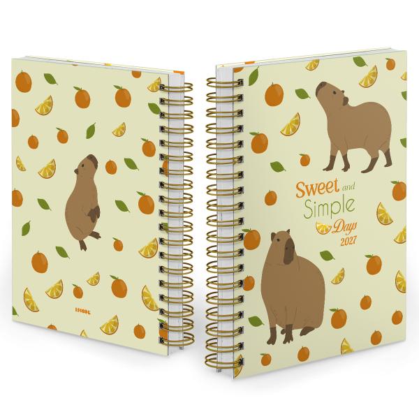 Agenda Diária Capivibes Citrus Lemon Grass 2027