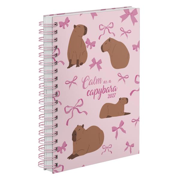 Agenda Diária Capivibes Coquete Rosa 2027