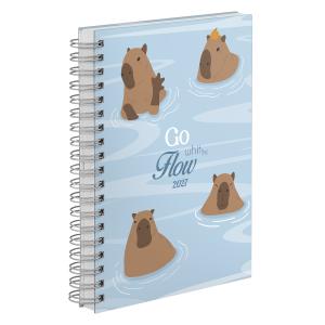 Agenda Diária Capivibes Flow Azul Claro 2027