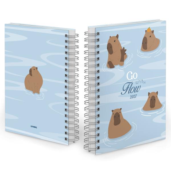 Agenda Diária Capivibes Flow Azul Claro 2027