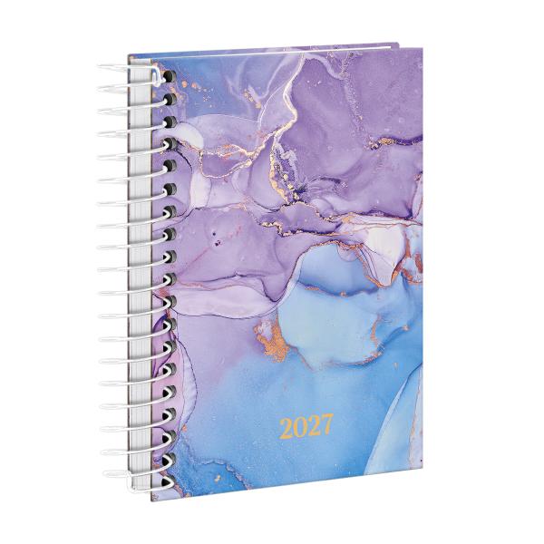 Agenda Mini Mármore Lilás 2027