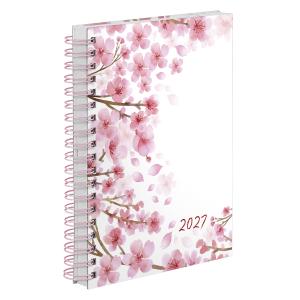 Agenda Diária Floral Sakura Rosa 2027