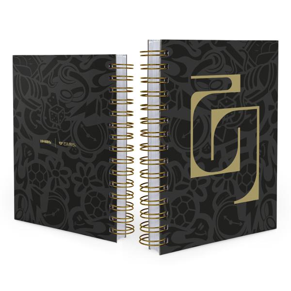 Agenda Minimal Preto Gold 2027