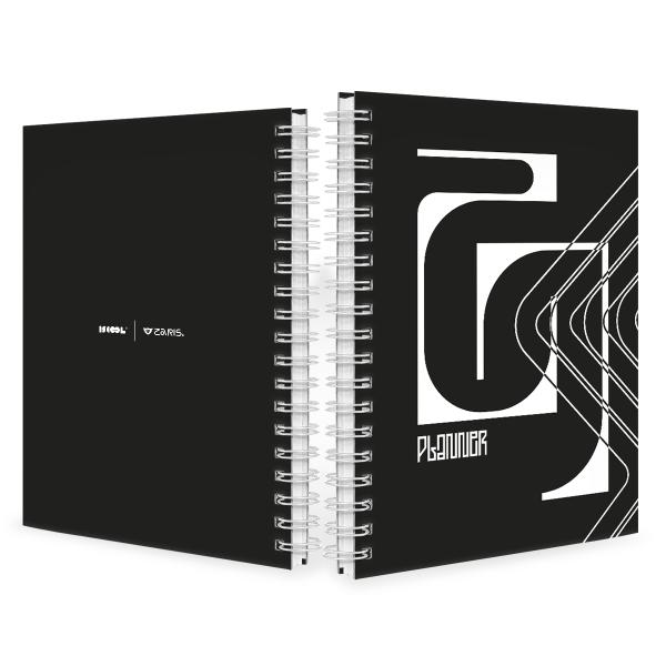 Agenda Planner Semanal Minimal Zebra WB 2027