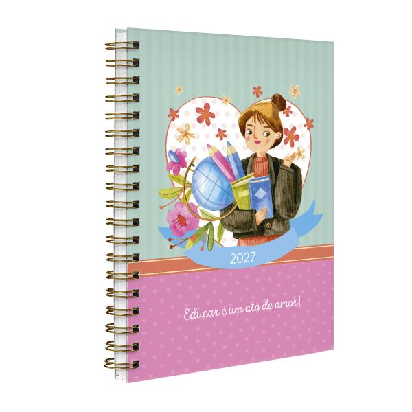 Agenda Planner Semanal Professores Professora 2027