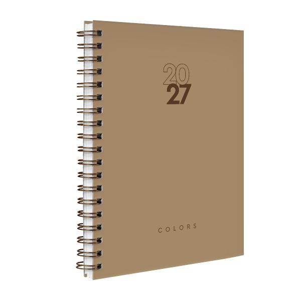 Agenda Planner Semanal Solid Colors Nude 2027