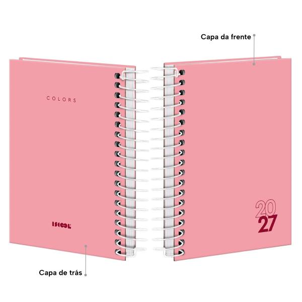 Agenda Mini Solid Colors Rosa Pink 2027