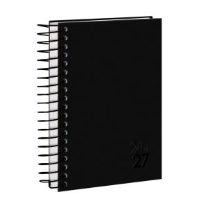 Agenda Mini Solid Colors Preto Verniz 2027