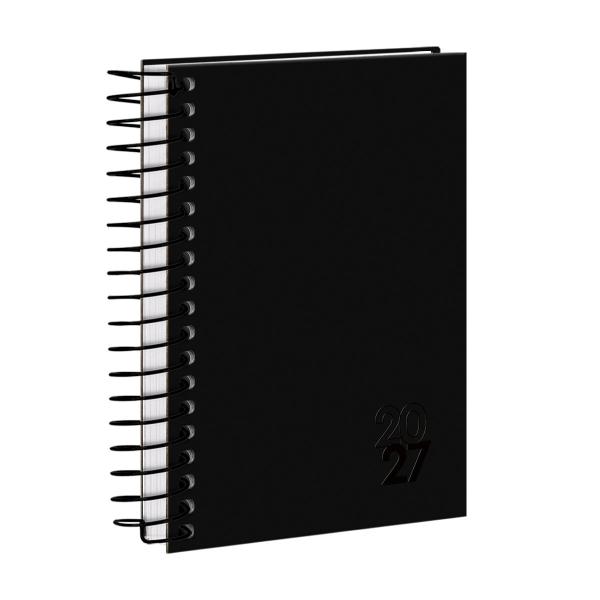 Agenda Mini Solid Colors Preto Verniz 2027