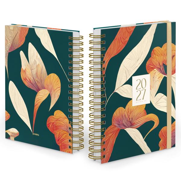 Agenda Diária Plus Botanics Modern Exotic Floral 2027