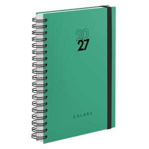 Agenda Diária Plus Solid Colors Verde 2027