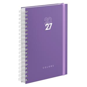 Agenda Diária Plus Solid Colors Lilás 2027