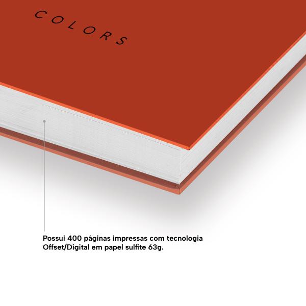 Agenda Diária Solid Colors Vermelho 2027