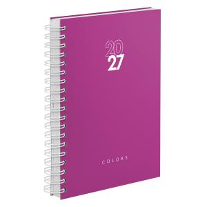Agenda Diária Solid Colors Rosa Primavera 2027