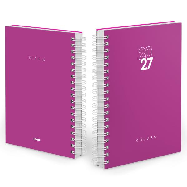 Agenda Diária Solid Colors Rosa Primavera 2027