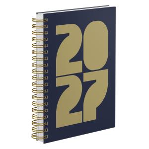 Agenda Diária Contoured Marinho 2027