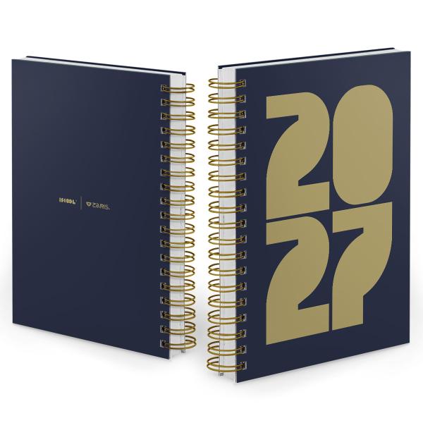 Agenda Diária Contoured Marinho 2027